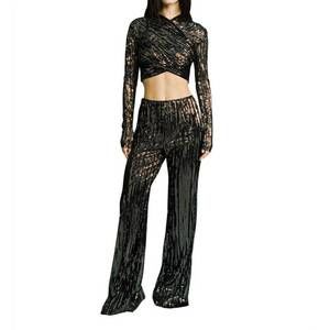 NEW SABINA MUSAYEV apolo pants in black